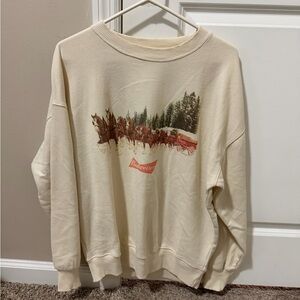 American Eagle Cream Budweiser Horses - NWOT